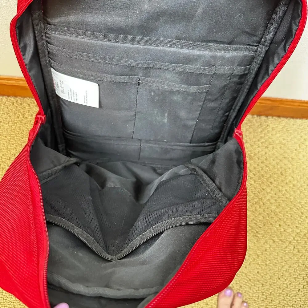 Nike Air Jordan Jumpman Logo Fluid Backpack Gym Red Sports Laptop School Travel